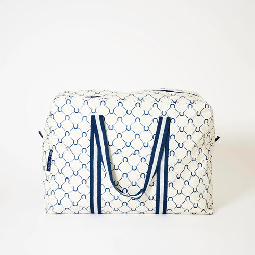 Overnight Bag - Navy Horseshoe