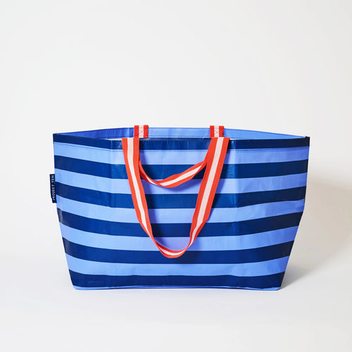 Oversize Tote - Blue Stripe