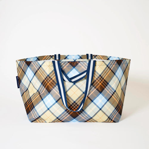 Oversized Tote - Country Plaid