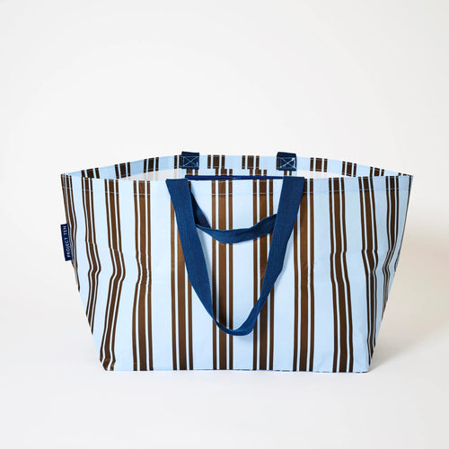 Oversized Tote - Oxford Stripe