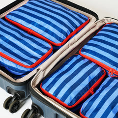 Packing Cube Set - Blue Stripe
