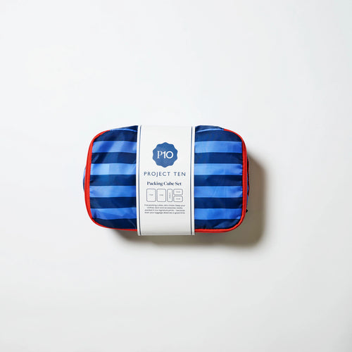 Packing Cube Set - Blue Stripe