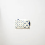 Tiny Zip Pouch - Navy Horseshoe