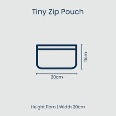 Tiny Zip Pouch - Oxford Stripe