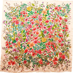 Silk Scarf - Heloise Floral Bouquet 90x90