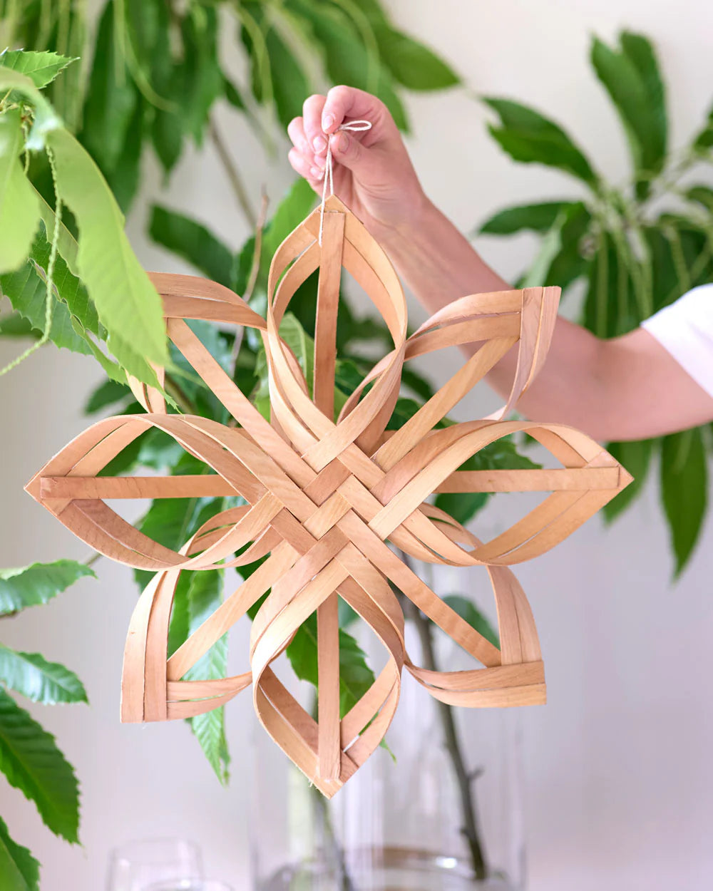 Large Snowflake - Woven Bamboo