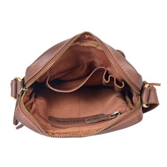 Parsley Satchel - Mid Brown
