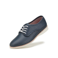 Derby Punch Navy/Silver Overlay