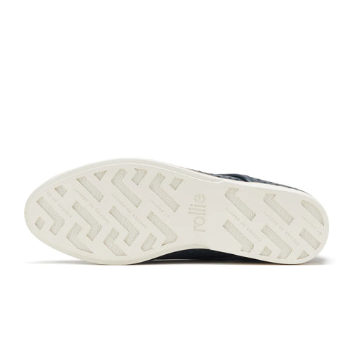Derby Punch Navy/Silver Overlay