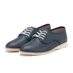 Derby Punch Navy/Silver Overlay