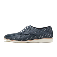 Derby Punch Navy/Silver Overlay