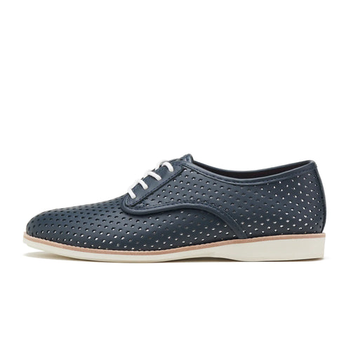 Derby Punch Navy/Silver Overlay