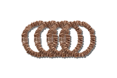 Slip Skinny Scrunchies - Light Brown