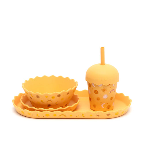 Suns Silicone Dinnerware + Smoothie Bundle