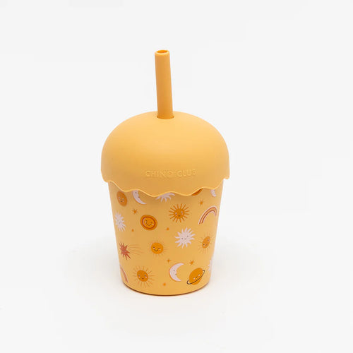Suns Orange Mini Smoothie Cup and Straw