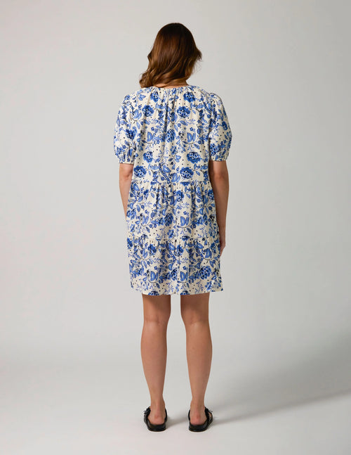 Olive Dress - Grecian Paisley