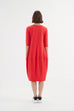 Diagonal Seam Dress - Strawberry