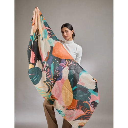 Satin Wool Scarf