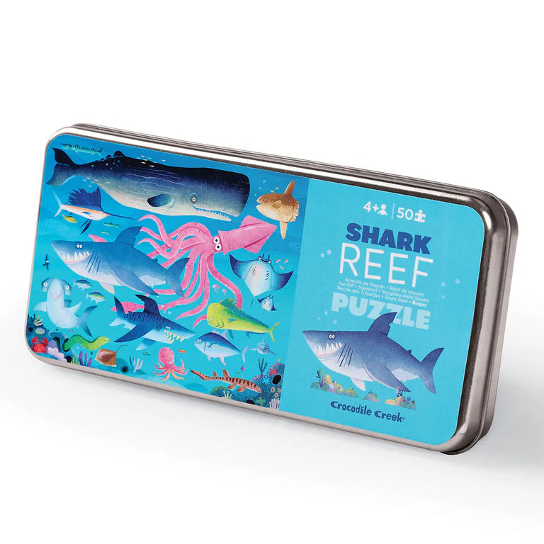 Shark Tin Puzzle 50pc