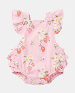 Baby Romper Strawberry Fields