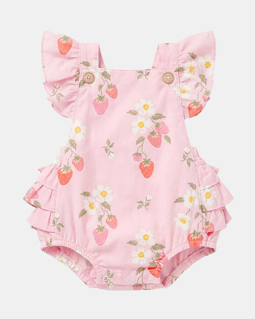 Baby Romper Strawberry Fields