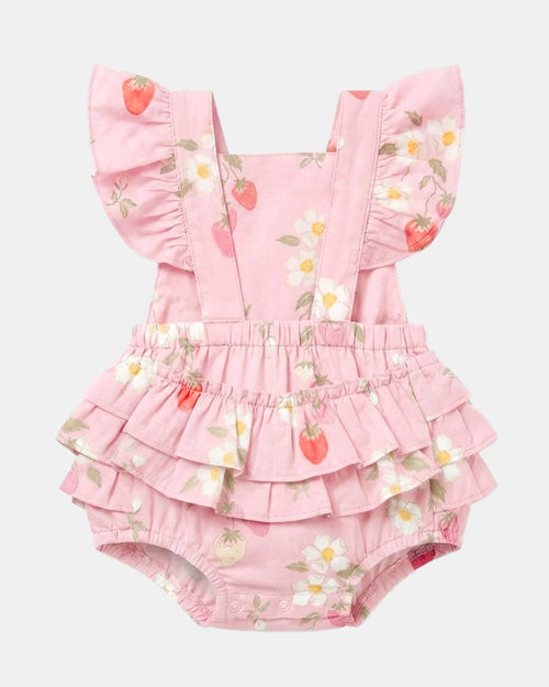 Baby Romper Strawberry Fields