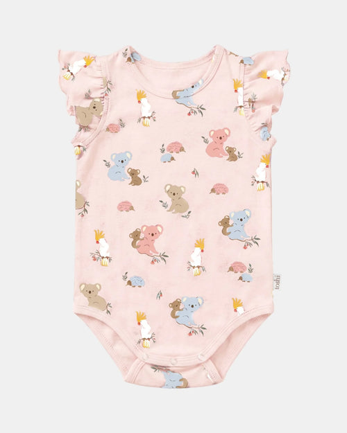 Onesie Frill Gumnut Babies - Blossom