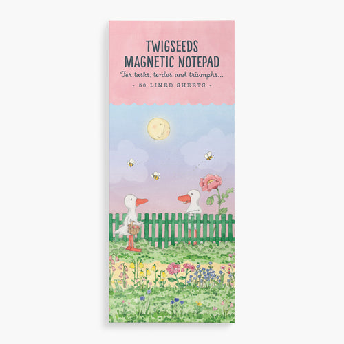 Twigseeds Magnetic Notepad - Garden Fence