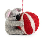 Felt Decoration - Koala With Beach Ball