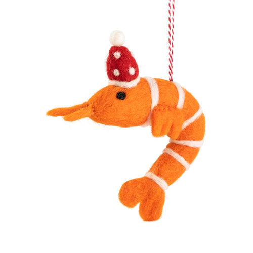 Felt Decoration - Prawn Peter