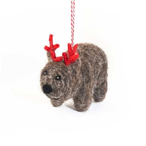 Felt Decoration - Wombat Wally