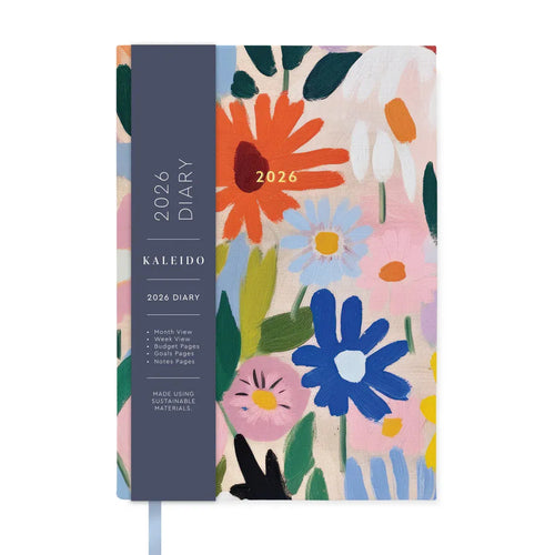 Kaleido Gouache Floral A5 Diary