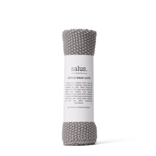 Cotton Wash Cloth - Grey