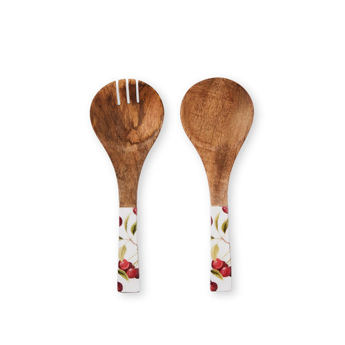 Salad Servers - Cherry