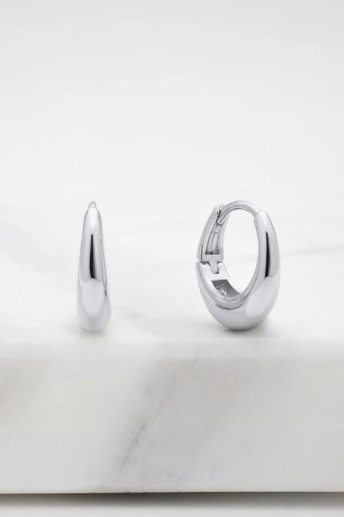 Cleo Hoop - Silver