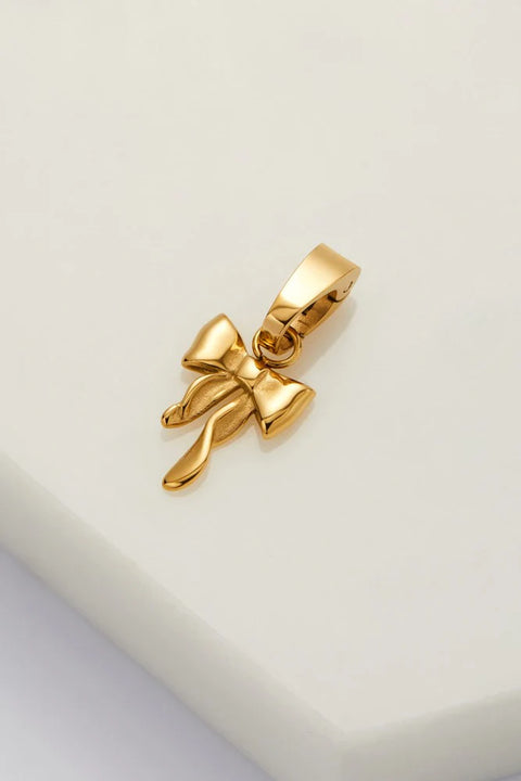 Bow Charm - Gold