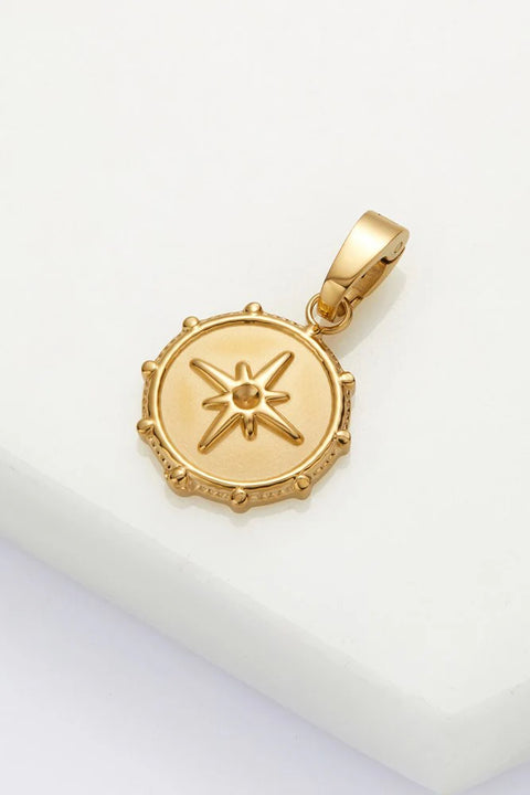 Compass Charm - Gold