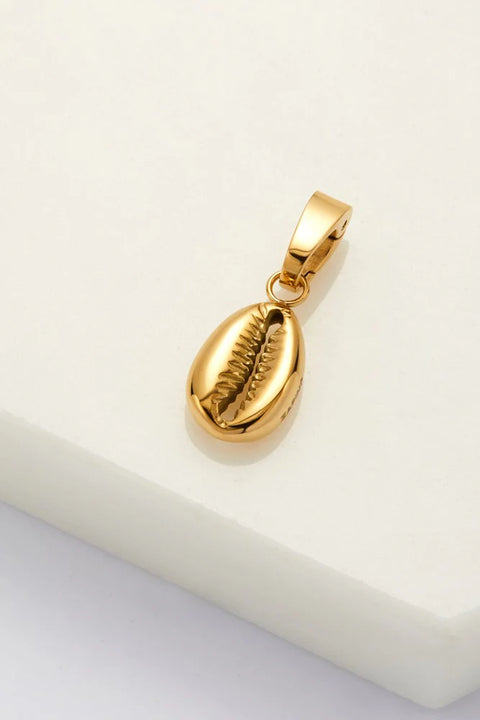 Cowrie Shell Charm - Gold