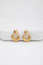 Nova Earring - Brushed Gold