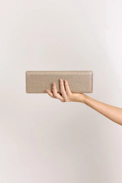Rome Long Structured Clutch - Gold