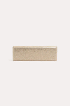 Rome Long Structured Clutch - Gold