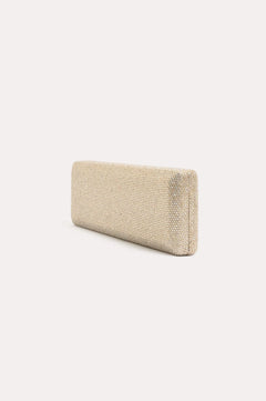 Rome Long Structured Clutch - Gold