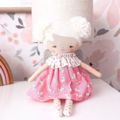 Layla Doll Pink Puppies