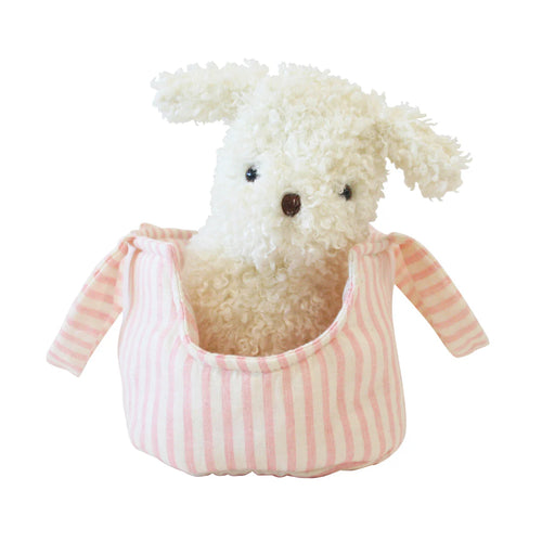 Marshmallow the Puppy & Carrier