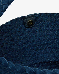 Arcadia Tote - Dark Denim Plait