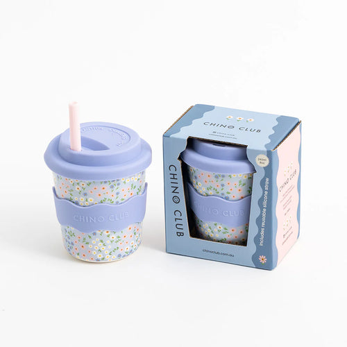 Blue Floral Kids Keep Cup