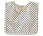 Bow Tie Bib - White Navy Star