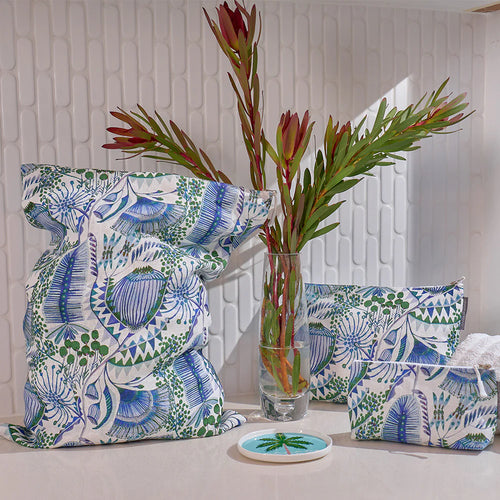 Small Linen Cosmetic Bag - Bush Botanical