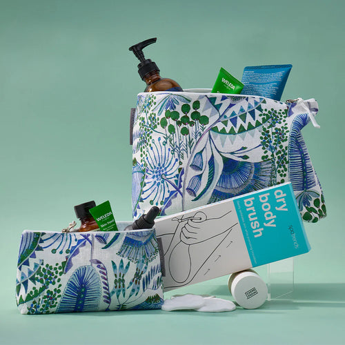 Small Linen Cosmetic Bag - Bush Botanical