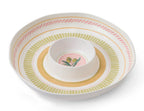 Fiesta Melamine Chip Dip Platter